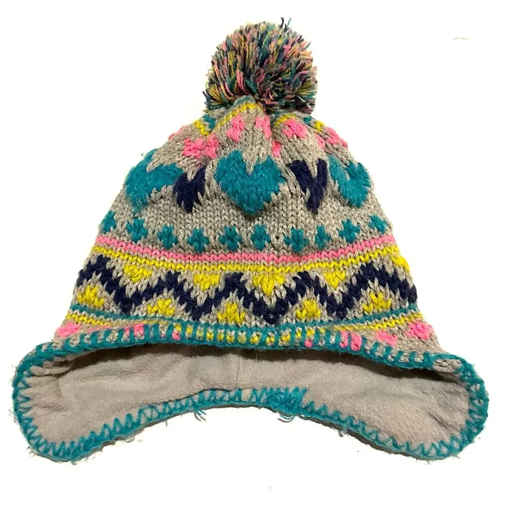 Carter's Fair Isle Pom Pom Winter Hat Toddler Girls